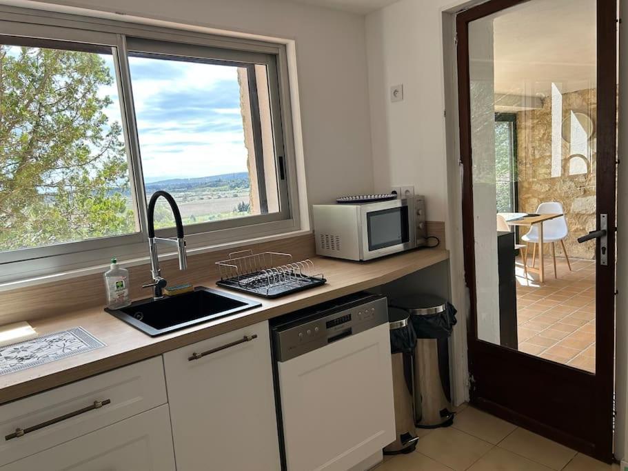 Grand T2 Bis Avec Terrasse Et Vue Apartment Portel-des-Corbieres Exterior photo